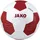 Unisex Trainingsball Striker 2.0, Weiß/Weinrot/Neonorange, 5