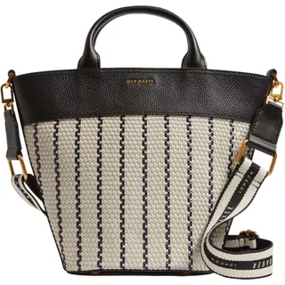 Ted Baker Handtasche Umhängetasche Riveri Woven Webbing Bucket Bag Navy schwarz - Schwarz