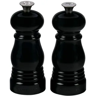 Le Creuset Gewürzmühlen-Set 12 cm Schwarz unbefüllt