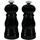 Gewürzmühlen-Set 12 cm Schwarz unbefüllt