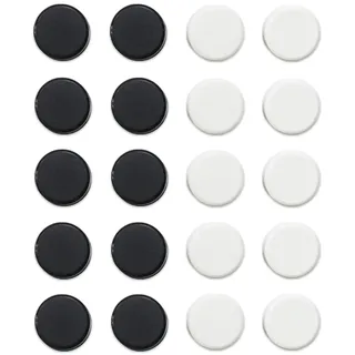 Qualsen Magnete für Magnettafel, 20 Stück Magnet Kühlschrankmagnete Magnete Stark Magnete Kühlschrank Tafel Magneten Kleine Mini Magnete Bunt Rund Magnete für Whiteboard Pinnwand Kühlschrank(2 Farben