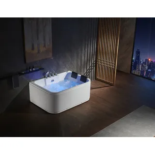 Whirlpool Massagedüsen Badewanne Doppelte Wanne Eckbadewanne Wanne 2 Personen