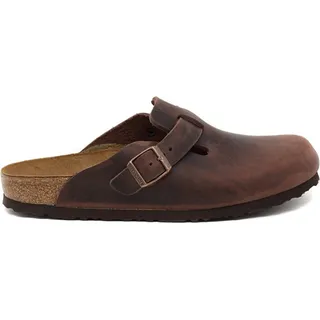 Birkenstock Boston Nubukleder geölt schmal habana 41