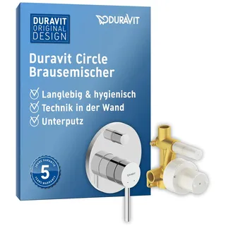 Duravit Circle Einhebelmischer Set, Unterputz, Verbraucher 2, chrom, CE4210008010