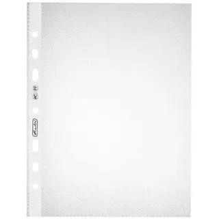 Herlitz Prospekthuelle, DIN A5, genarbt, 0,055 mm