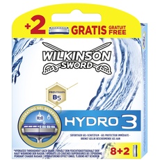 Wilkinson Sword Hydro 3 Rasierklingen für Herren Rasierer 8 + 2 St