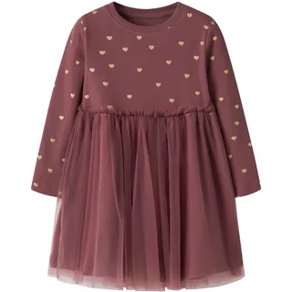 Name It Tüllkleid "NMFNADJA LS DRESS NOOS", wild ginger