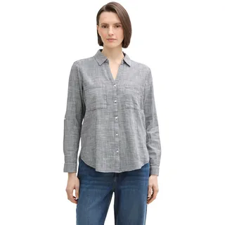Tom Tailor Bluse Midnight Navy Blue 46