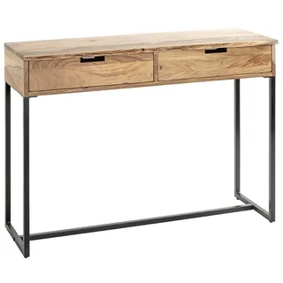 Haku-Möbel Rivera Konsolentisch 100 x 35 x 75 cm schwarz