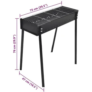 vidaXL Holzkohlegrill 40713