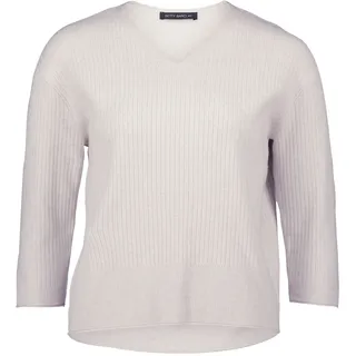 Betty Barclay Feinstrickpullover mit V-Ausschnitt Beige 40