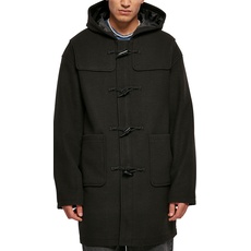 Bild Men's TB5542-Duffle Coat Mantel, Black, M