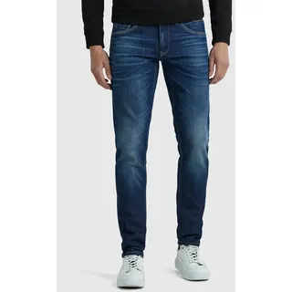 Slim-fit-Jeans PME LEGEND "XV Denim PTR150", Herren, Gr. 40, Länge 34, blau (mid sepcial denim), Denim/Jeans, Obermaterial: 80% Baumwolle, 15% Lyocell, 3% Elastomultiester, 2% Elasthan, Jeans Slim-fit-Jeans