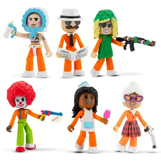 Jazwares DevSeries CRS0059-6 Figuren Pack - Jailbreak: Hiding in Plain Sight, bewegliche Actionfiguren 6 cm