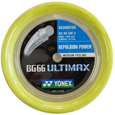 Bild von BG66 Ultimax Badmintonsaite gelb 200m (Rollenware) (BG66UM)