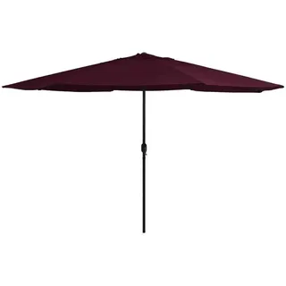 vidaXL Sonnenschirm Ø 390 cm Bordeauxrot