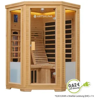 Artsauna Aalborg mit Dual Technologie & Hemlockholz