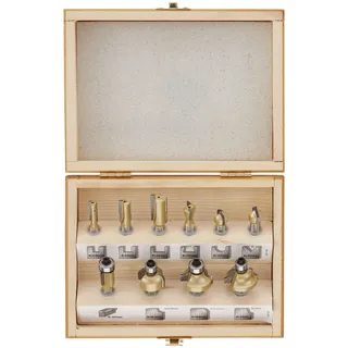 Stanley Bit. Router TCT 10 Pce Set 8mm