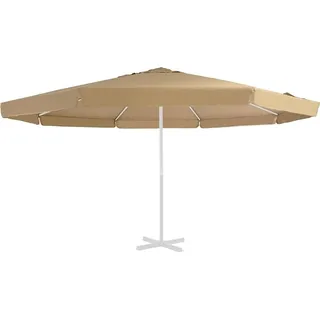 vidaXL Ersatzbezug für Sonnenschirm Taupe 515 cm - Taupe