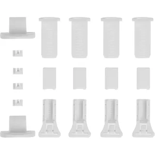 Lichtblick ORIGINAL Sichtschutzbefestigungen Zubehör-Set »Ersatzteil-Set«, weiß,