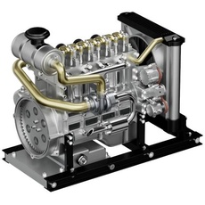 Bild Diesel-Motor 4-Zylinder 21016 Bausatz