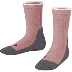 FALKE Unisex Kinder Socken Active Everyday K SO Baumwolle dünn atmungsaktiv 1 Paar, Rosa (Heather Pink Melange 8386), 35-38