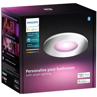 Philips Einbauleuchte 1er Pack rund Chrom