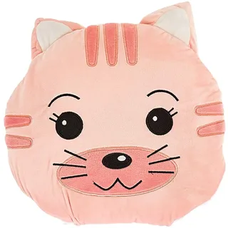 HOME DECO KIDS Wandelbare Decke Katze für Kinder Weich und Verspielt Rosa