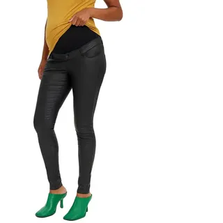 Vero Moda Seven Maternity Hosen - Black / Detail Coated - L