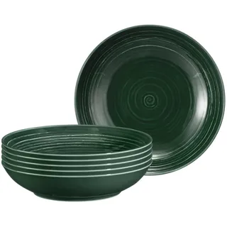 SELTMANN WEIDEN Suppenteller Terra ø 21,2 cm 6er Set grün