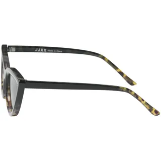 JJXX JACK&JONES Damen Jxmikkela Cat Eye Sunglasses Sonnenbrille, Black/Pattern:w. Green Tortoise, ONE Size
