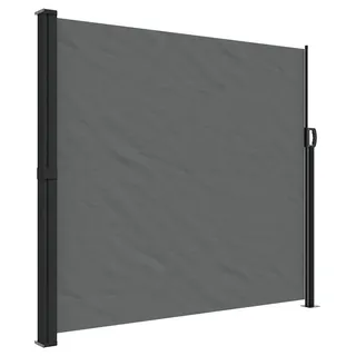 vidaXL Seitenmarkise Ausziehbar Anthrazit 180x600 cm - Grau
