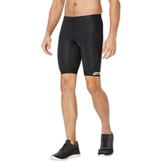 2XU Herren Core Tri Shorts, schwarz/weiß, L