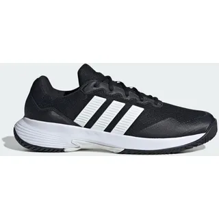 adidas Gamecourt 2 Core Black/Ftwr White/Silver Met 45 1/3