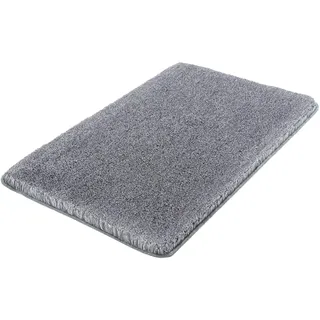 Kleine Wolke Badteppich Relax Anthrazit 70 x 120 cm | OEKO-TEX zertifiziert, rutschhemmende Unterseite, für Fußbodenheizung, maschinenwaschbar, 100% Polyacryl
