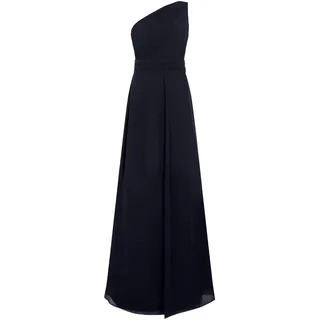 APART Fashion Damen One-Shoulder Chiffonkleid Abendkleider (1er Pack)