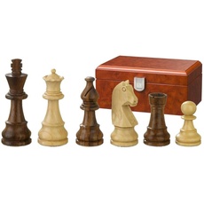 Bild 2051 - Schachfiguren Titus, Königshöhe 76 mm, in Holzbox