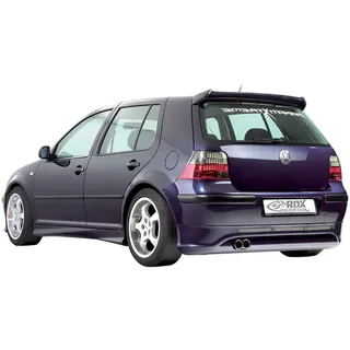 RDX Racedesign Heckschürzenansatz kompatibel mit Volkswagen Golf IV 3/5 türer (PU)