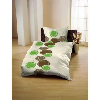 Gerald Wittmann Bettwäsche »Microfaser-Seersucker« 2 Stk. tlg., grün