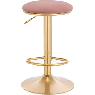 Elegante Sitzmöbel - Einzelstück - Anpassbare - Samtbezug - Hochbeine - Rosafarbene - Teppichgrundplatte - Rosa
