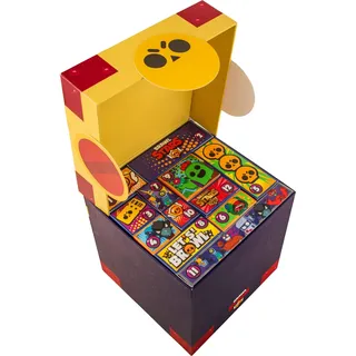 Brawl Stars Adventskalender 2025 - Gelb, Blau, Rot