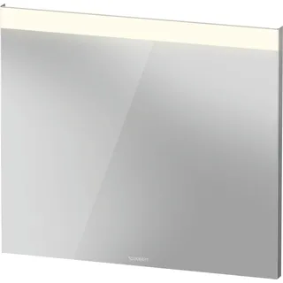 Duravit Licht & Spiegel Best Spiegel mit LED-Beleuchtung, Lichtfeld oben, Spiegelheizung, Höhe 700mm, Weiß Matt, LM7856D00000000, Länge: 800mm