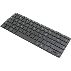 HP KEYBOARD ISK PT BL TP BLK UK, Notebook Ersatzteile, Schwarz