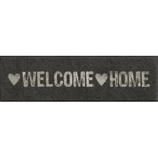 Wash+Dry by Kleen-Tex Läufer »Warmly Welcome« rechteckig 7 mm Höhe, grau