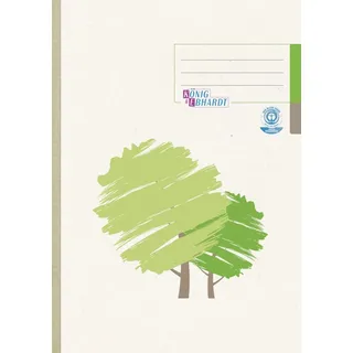 Brunnen 861419201 Geschäftsbuch (UWS-Karton, Motivdruck: Grüner Baum, liniert, A4, 210 x 297 mm)