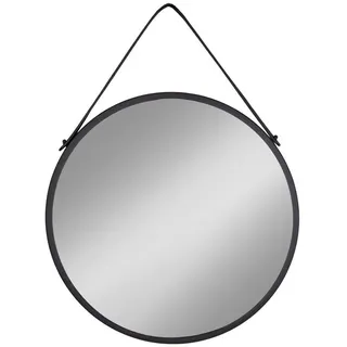 VCM Wandspiegel 60 x 60 cm Schwarz