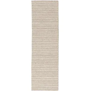 Pergamon Natur Teppich Läufer 90 x 160 cm Grau