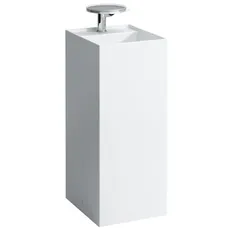 Laufen Kartell Waschtisch freistehend, 1 Hahnloch, ohne Überlauf, 375x435x900mm,, Farbe: Weiß mit LCC Active