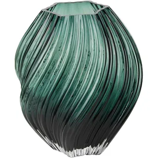 None Vase Dunkelgrün