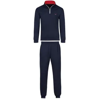 TRIGEMA Freizeitanzug »TRIGEMA Herren Jogginganzug in Sweat-Qualität«, (2 tlg.) Trigema navy